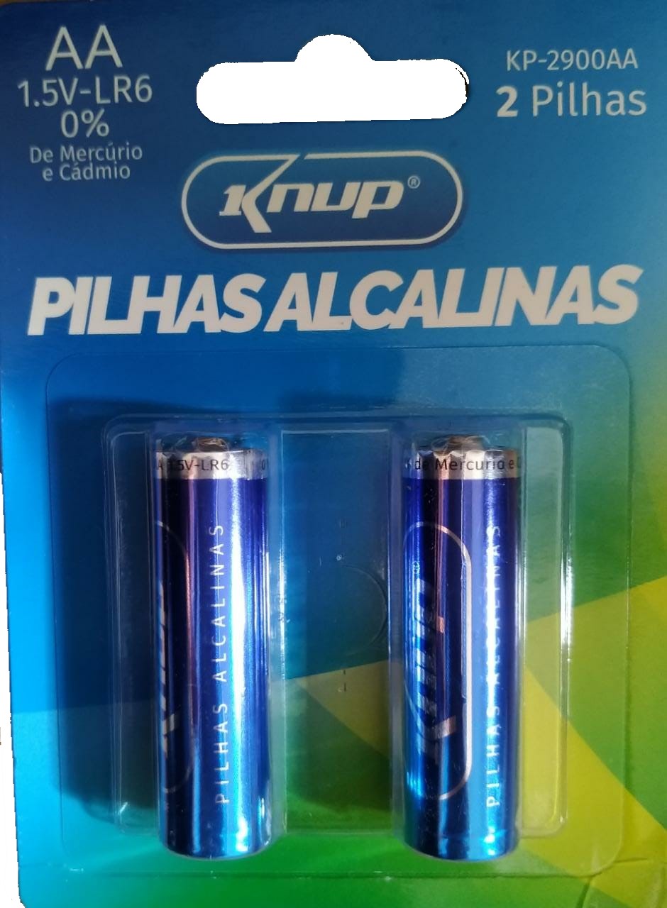  - Pilhas - RECARREGVEL  - Central - unidade    Cod. PILHA ALCALINA 1.5V KP-2900AA